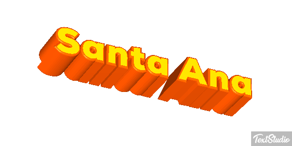 Santa Ana テキスト効果