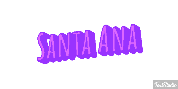 Santa Ana テキスト効果