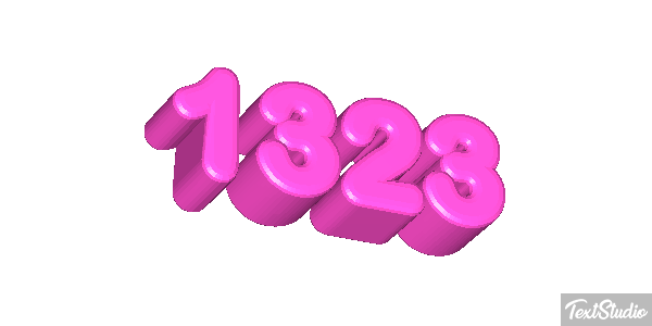 1323 Text effect
