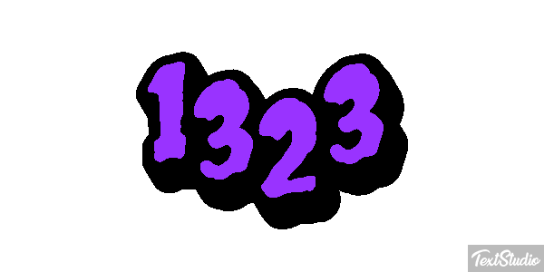 1323 Text effect