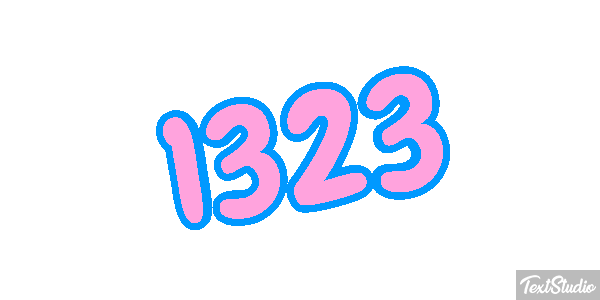 1323 Text effect