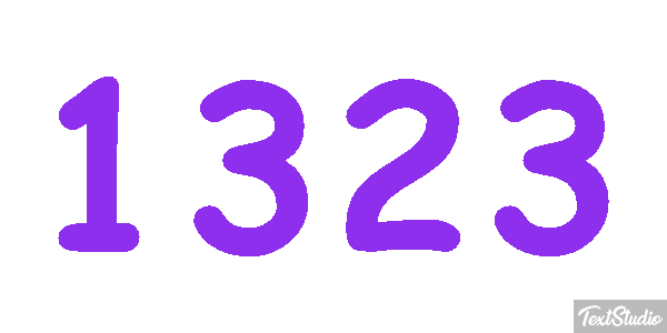 1323 Text effect