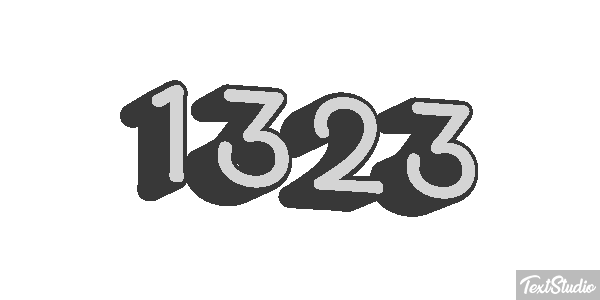 1323 Text effect