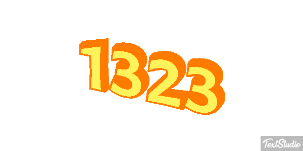 1323 Text effect