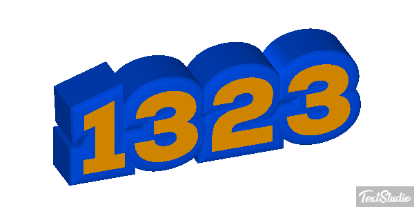1323 Text effect