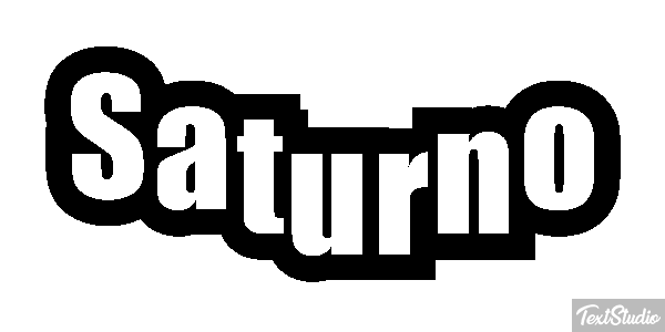Saturno Efekt tekstowy