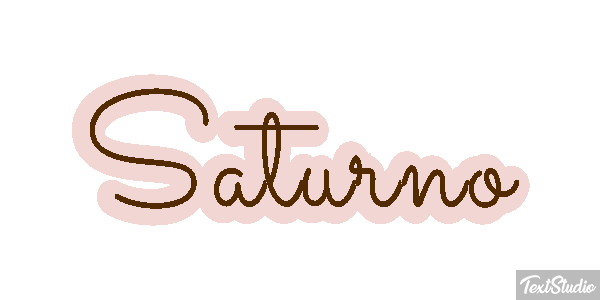 Saturno Efekt tekstowy