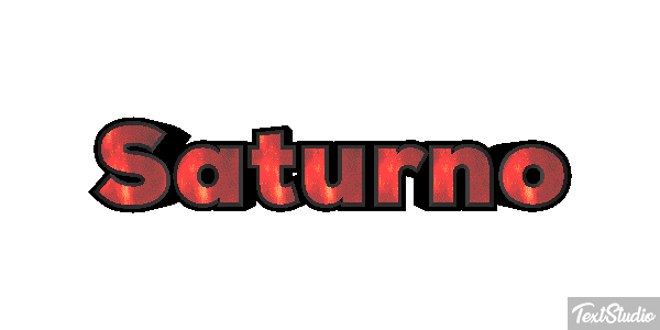 Saturno Efekt tekstowy