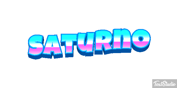 Saturno Efekt tekstowy