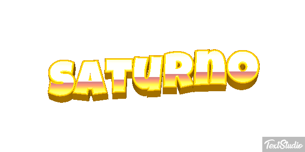 Saturno Efekt tekstowy
