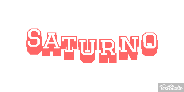 Saturno Efekt tekstowy