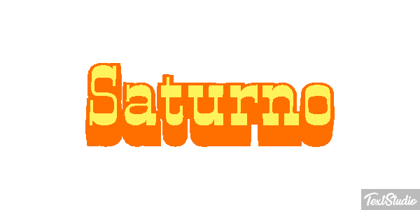 Saturno Efekt tekstowy
