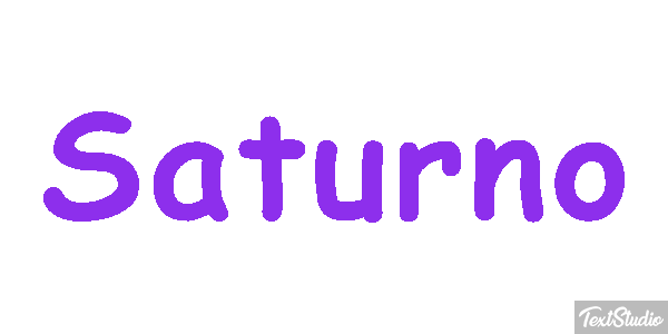 Saturno Efekt tekstowy