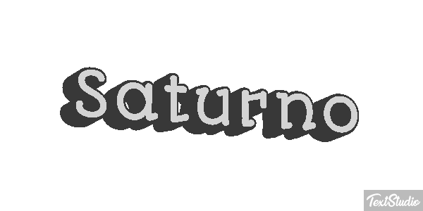 Saturno Efekt tekstowy