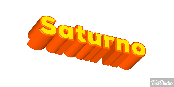 Saturno Efekt tekstowy