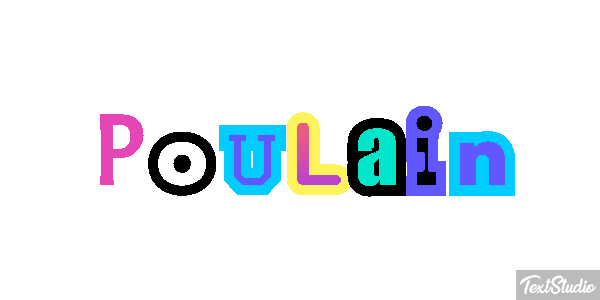 Poulain Effet de texte