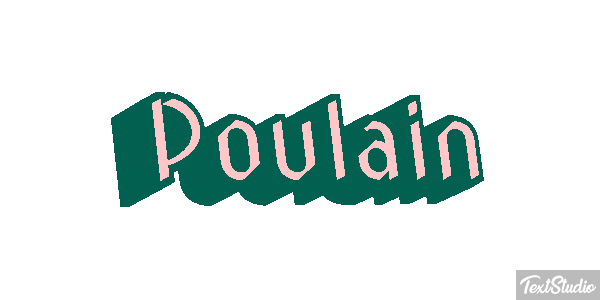 Poulain Effet de texte