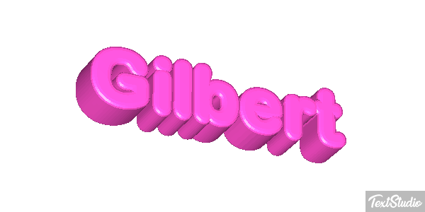 Gilbert Текстовый эффект