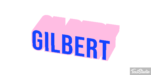 Gilbert Текстовый эффект
