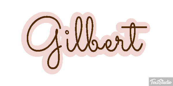 Gilbert Текстовый эффект