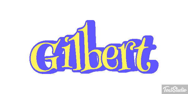 Gilbert Текстовый эффект