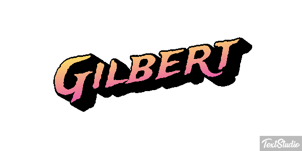 Gilbert Текстовый эффект