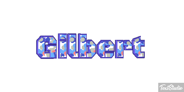 Gilbert Текстовый эффект