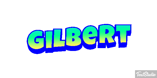 Gilbert Текстовый эффект