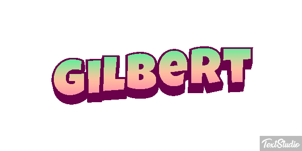 Gilbert Текстовый эффект