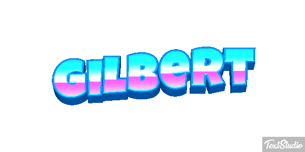 Gilbert Текстовый эффект