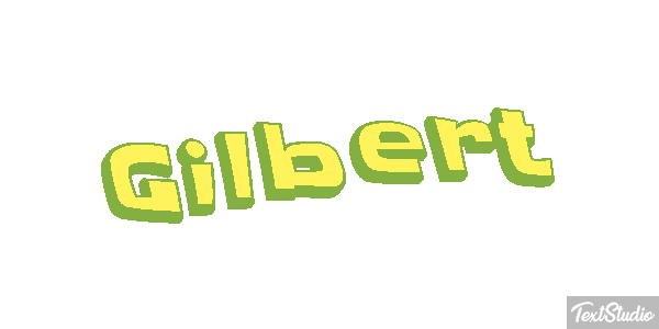 Gilbert Текстовый эффект