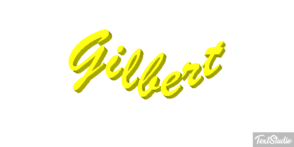 Gilbert Текстовый эффект