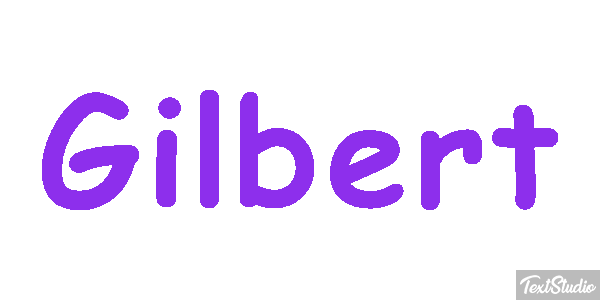 Gilbert Текстовый эффект