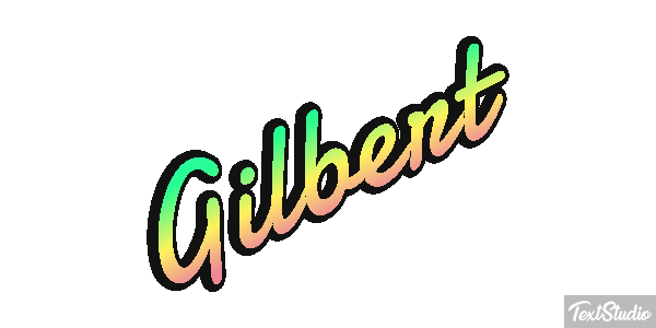 Gilbert Текстовый эффект