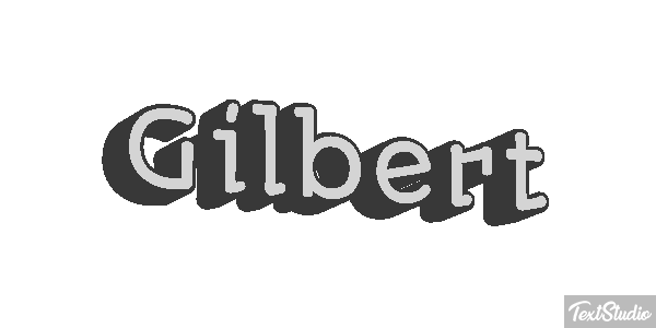 Gilbert Текстовый эффект