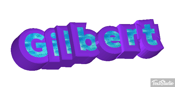 Gilbert Текстовый эффект