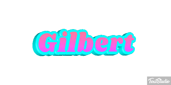 Gilbert Текстовый эффект