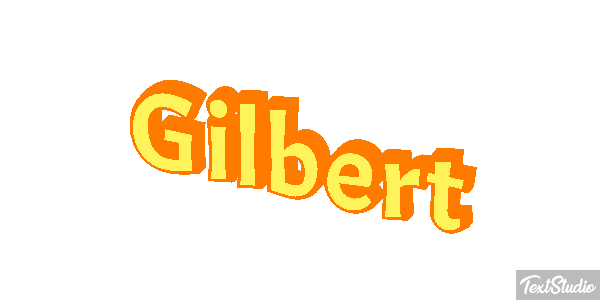 Gilbert Текстовый эффект