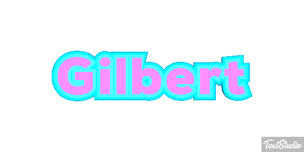 Gilbert Текстовый эффект