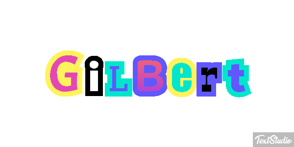 Gilbert Текстовый эффект