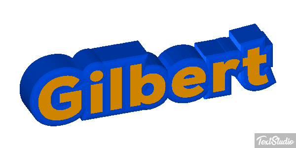 Gilbert Текстовый эффект