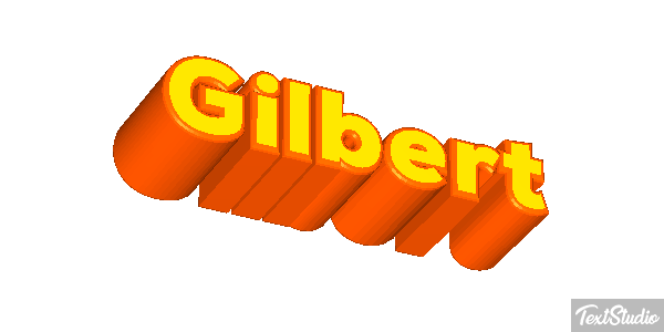 Gilbert Текстовый эффект