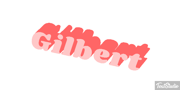 Gilbert Текстовый эффект