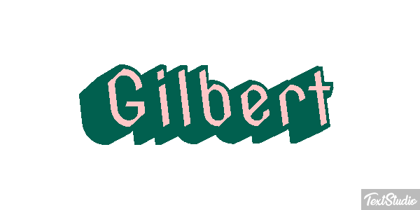 Gilbert Текстовый эффект