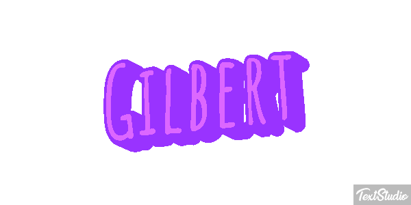 Gilbert Текстовый эффект