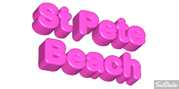 St Pete Beach Efekt tekstowy