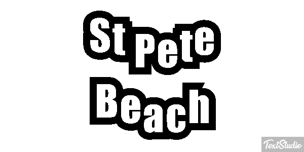 St Pete Beach Efekt tekstowy