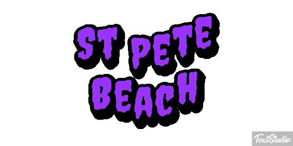 St Pete Beach Efekt tekstowy