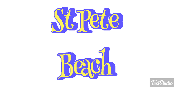 St Pete Beach Efekt tekstowy