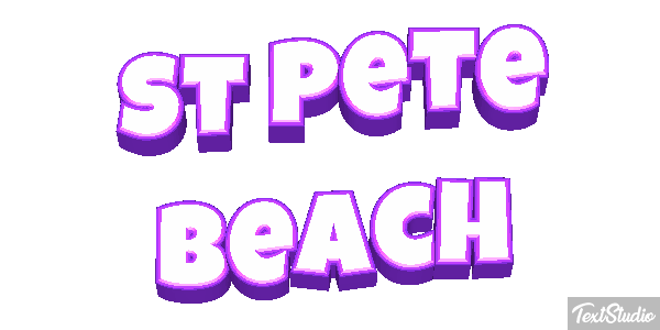 St Pete Beach Efekt tekstowy